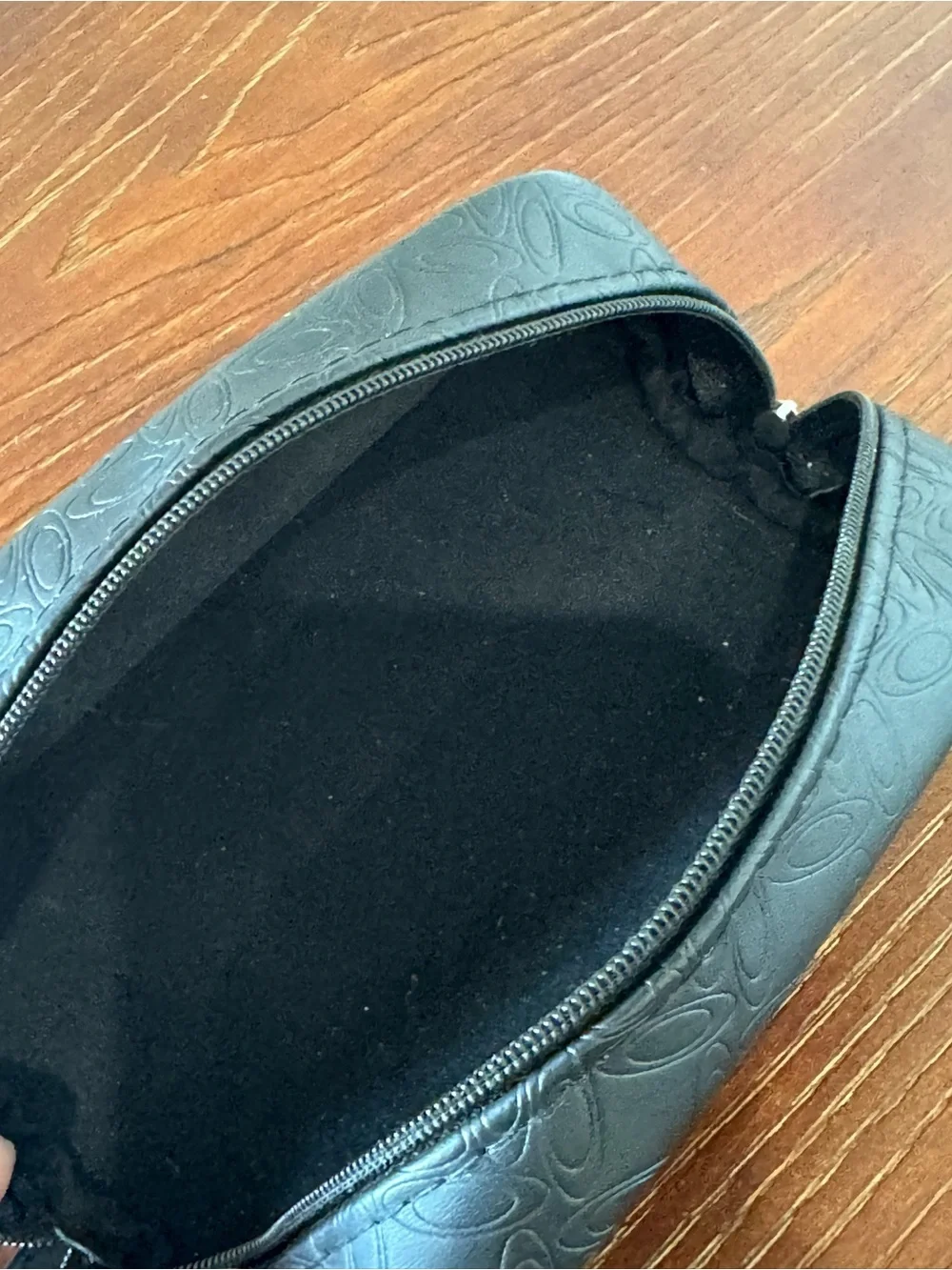 Oakley Sunglasses Case Black Embossed Logo